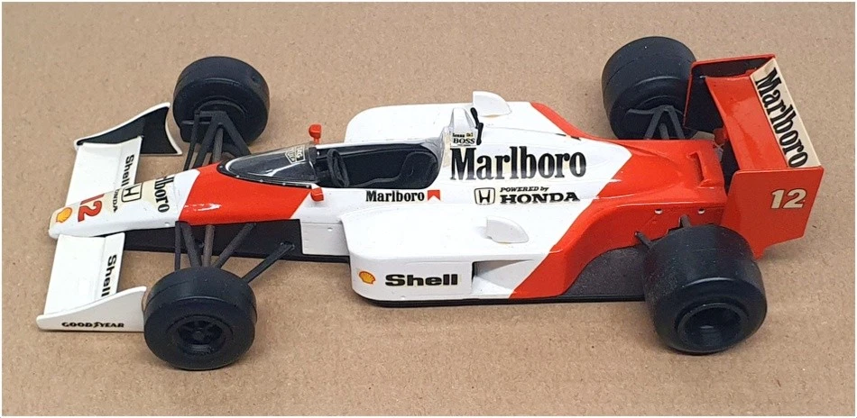 Western Models escala 1/24 WM08 - F1 McLaren MP4/2 #12 Senna - Vermelho/branco - Imagem 4 de 4