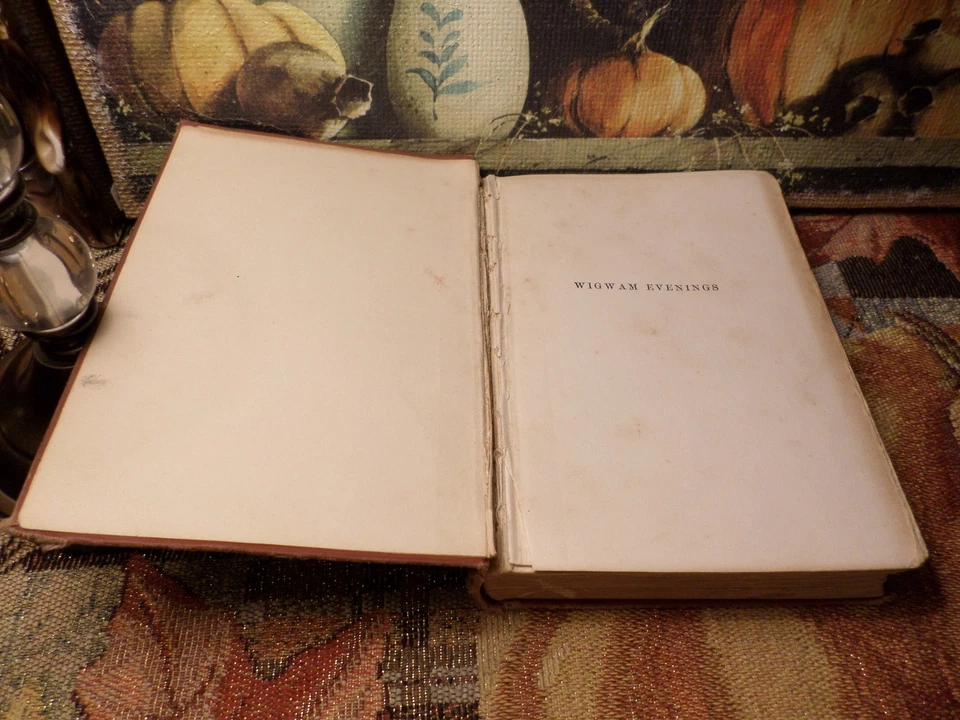 Wigwam Evenings (Sioux Folk Tales Retold) 1909 Charles A. Eastman FIRST EDITION Foto 4 de 4