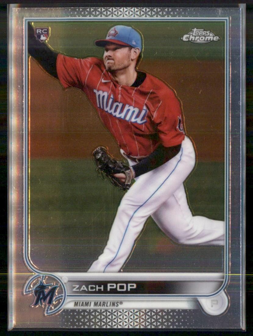 2022 Topps Chrome #41 Zach Pop Refractor