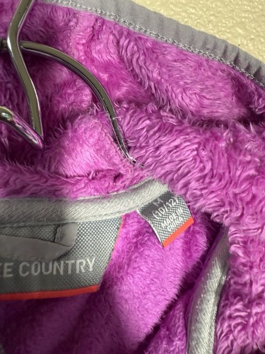 Free Country Mädchen Full Zip Fleece Kapuzen Übergangsjacke rosa Gr. M (10/12) - Bild 2 von 3
