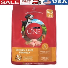 High Protein Dry Dog Food Chicken Rice Formula Strong Muscles Joint Health New