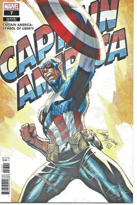 #ad CAPTAIN AMERICA SENTINEL OF LIBERTY #7 J. SCOTT CAMPBELL MARVEL COMICS 2023 NEW $8.95