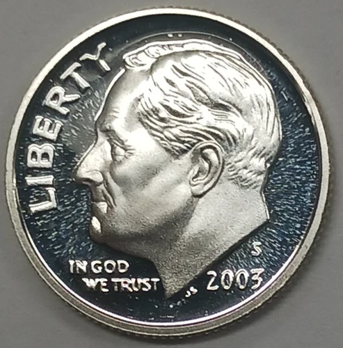 2003-S Silver Proof Roosevelt Dime