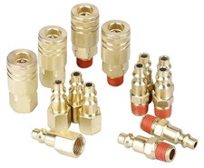 Air Hose Fittings 1/4 NPT Industrial Air Coupler and Plug Kit 14 PCS