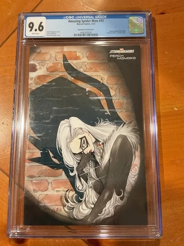 Amazing Spider-Man #92 - CGC 9.6 - Momoko 1:25 Black Cat Stormbreakers Variant