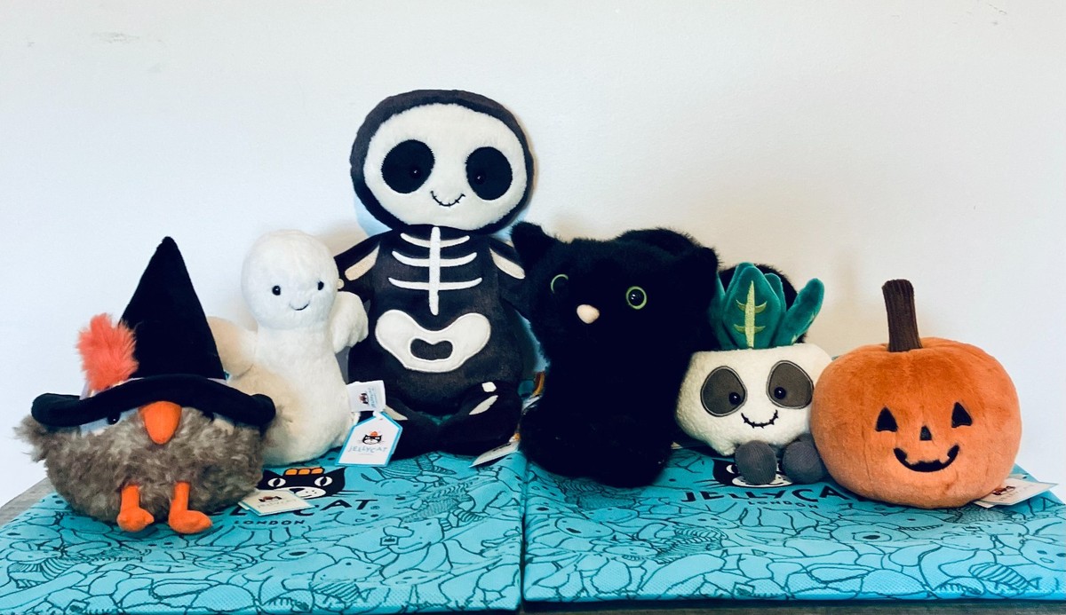 🎃 Jellycat Halloween Bundle – Limited Edition Plush Toys & Decor