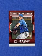 Cubs James Norwood Signed Autograph 2014 Elite Extra Edition #7 auto GG