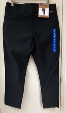 NWT NEW Eddie Bauer Pants Women's Size 10 32x27 Black Horizon Straight Leg