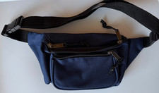 Dark Blue Fanny Pack (8" length, 5" height, 2.5" wide)