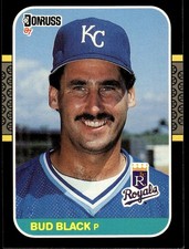 1987 Donruss Bud Black Kansas City Royals #404