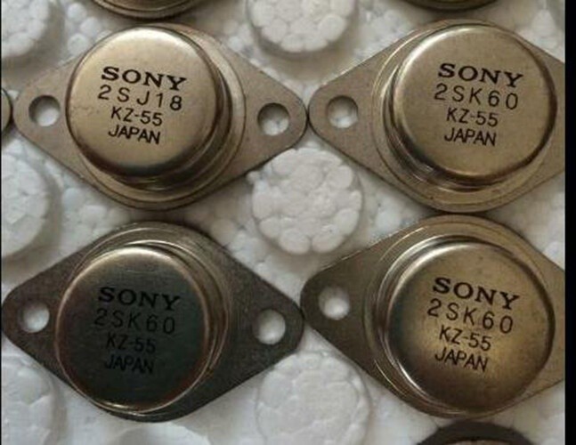 1PCS used 2SJ18 2SK60 Audio Transistor TO-3 2SJ18 + 2SK60 Matched *vb