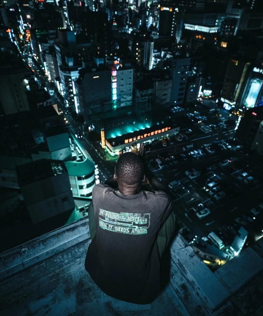 SAINT Mxxxxxx Saint Michael T-shirt L Black Ghost in the Shell image 5