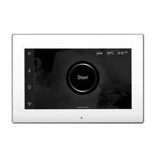 Mr. Steam ISXWHBL iSteamX Steam Control and Steamhead in White Brilliant Black