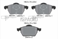 Bremsbelagsatz BremsklöTze FüR Audi A4 8EC B7 8E2 B6 8ED 8E5 8D5 B5 A6