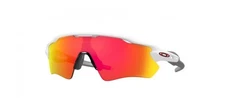 Oakley Radar EV Path Polished White Fire Iridium Sunglasses OO9208-16 Authentic