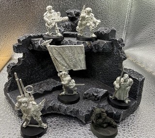 Warhammer 40k Astra Militarum 6x Metal OOP Cadian Command Squad Imperial Guard