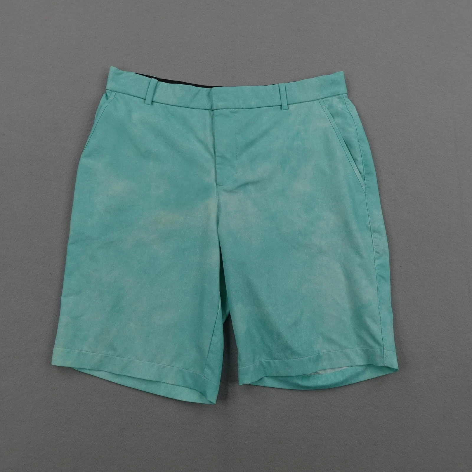 Nike Shorts Mens 34 Green Dri Fit Hybrid Wash Mint Foam Golf Chino Performance