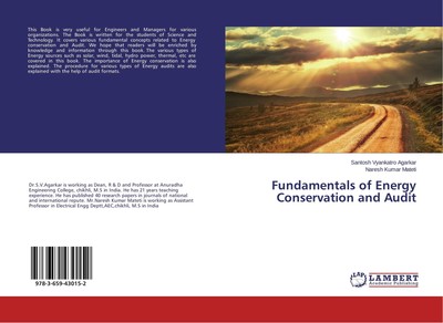 Fundamentals of Energy Conservation and Audit Santosh Vyankatro Agarkar