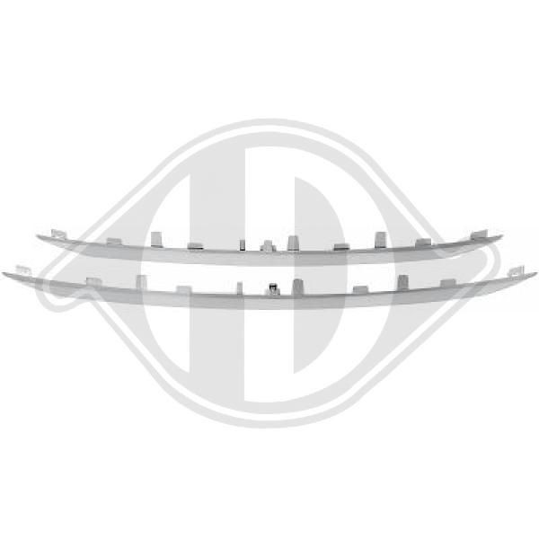 Diederichs Zier-/Schutzleistensatz, KüHlergitter 4227642-image
