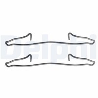 Delphi ZubehöRsatz Scheibenbremsbelag LX0123 FüR Sierra GAE Ford GBG BNG Scorpio