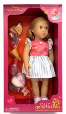 Our Generation Sherry 18" Doll Swirls  Slime Light-Blonde Hair/Light-Blue Eyes