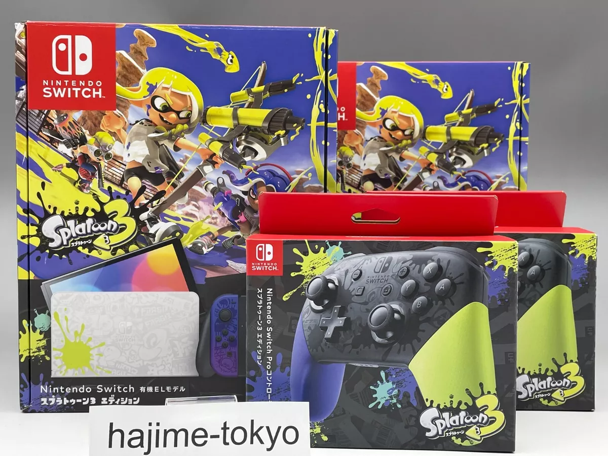 Select Stores: Nintendo Switch OLED Model Splatoon 3 Special Edition Console