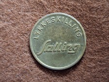 Gettone danese: Lykkeskilling - Den Bringer Dig Lykke