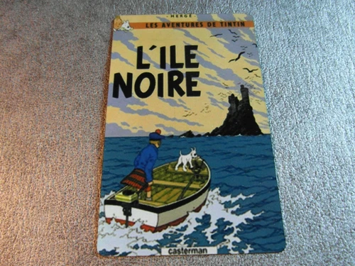 TINTIN L'ILE NOIRE - CARD 6/27 - COLLECTION TINTIN HERGE - 500 ex