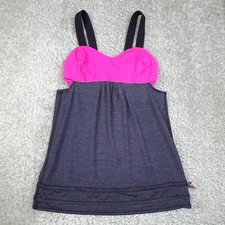 Lululemon Back On Track Tank Pink Purple Womens 4