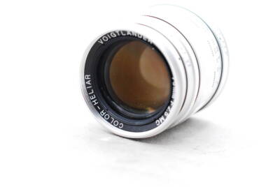[ Very good ] Voigtlander Color Heliar 75mm f2.5 MC Lens L39 Leica w/Accessories