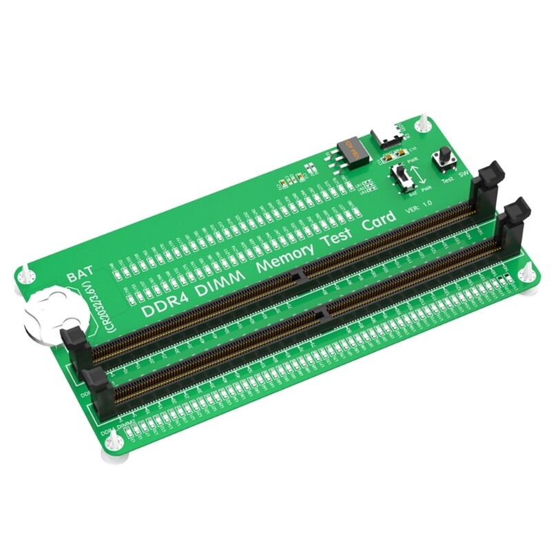 Memory Tester Desktop Computer DDR4 DIMM Memory Test Card with LED