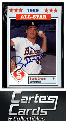 Buddy Groom 1989 Jennings Southern League #17 TTM/IP Signed Autographed