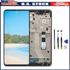 For Motorola Moto One 5G Ace XT2113 LCD Display Touch Screen Digitizer Frame QC