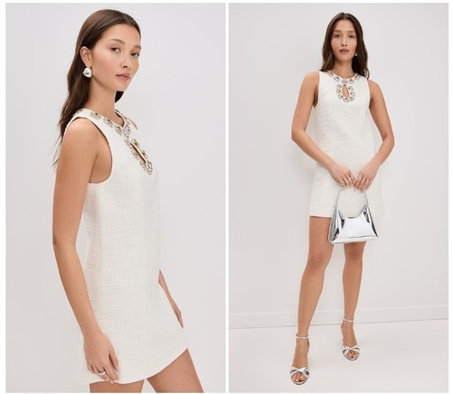 NEW Cinq A Sept Franchelle Dress Gardenia 2 - Picture 2 of 5