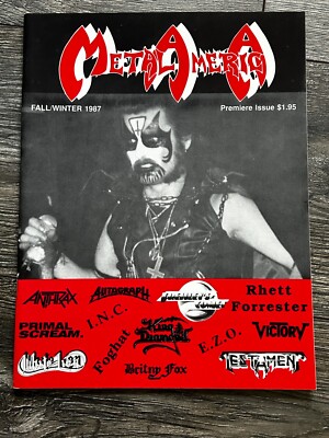 METAL AMERICA Magazine King Diamond Ace Frehley Frehley's Comet Vintage Kiss