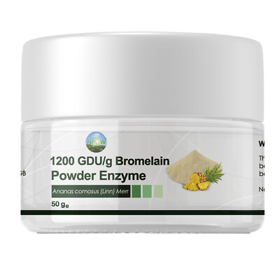 1200 GDU/g Bromelain Powder Enzyme  (Ananas comosus (Linn) Merr) by NPOW 