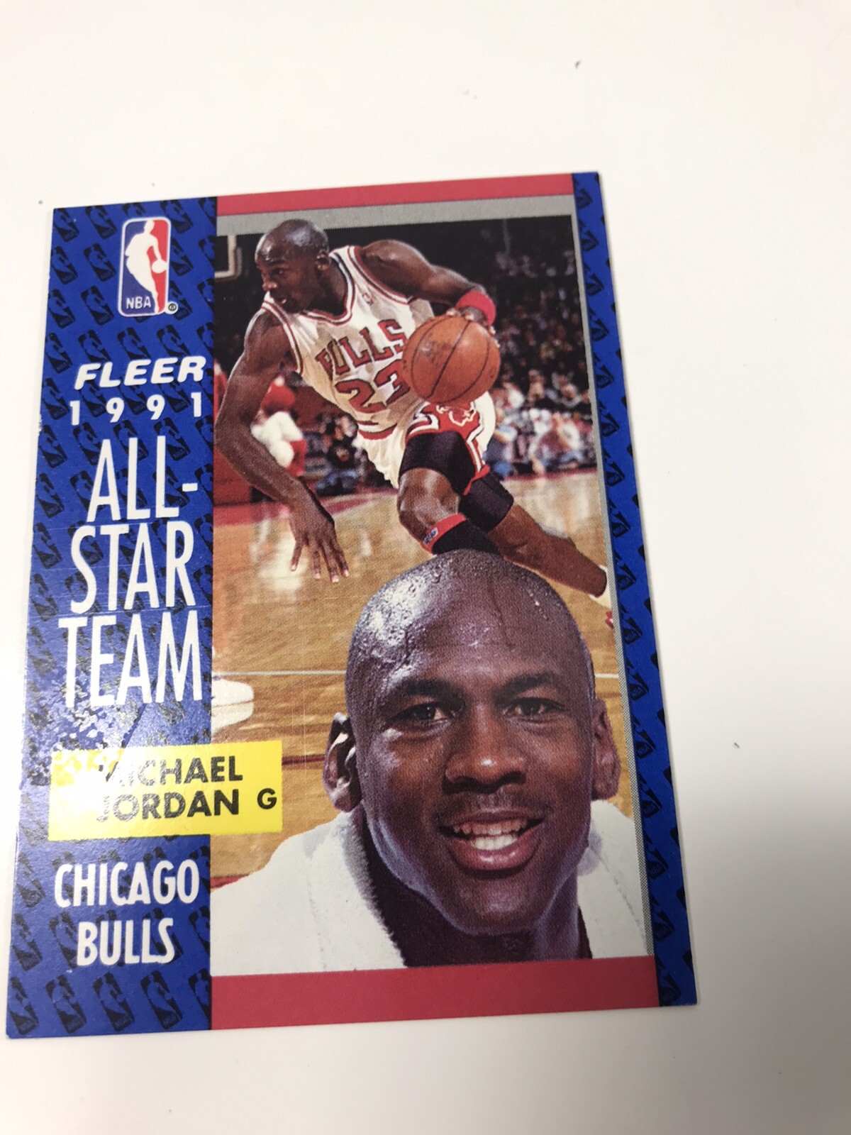 1991-92 FLEER Michael Jordan #211 CHICAGO Bulls ALL STAR NM
