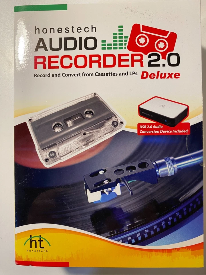 Honestech Audio Recorder 2.0 Deluxe Convert From Cassettes LPs (new/sealed) - Image 2 of 4