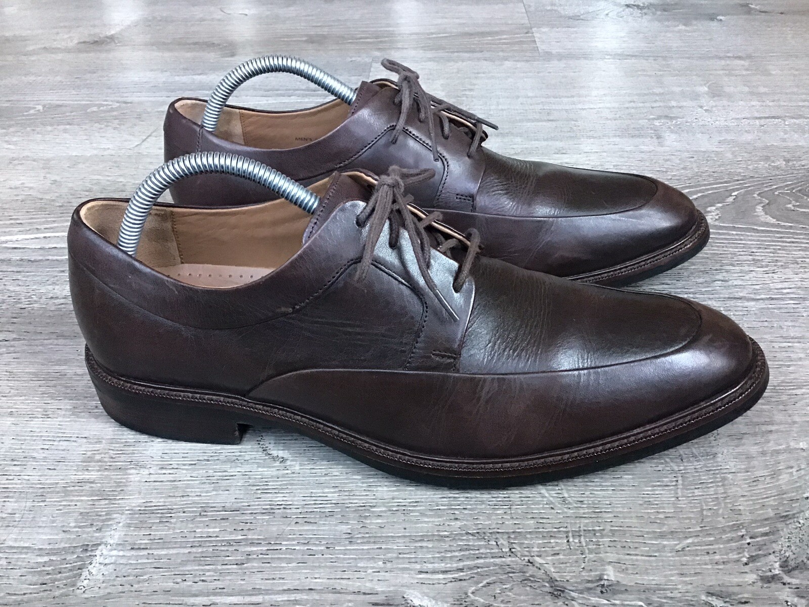 SAOLA Scarpe eleganti Oxford Cole Haan da uomo Øriginal taglia grande 9 5 M in pelle marrone C20158