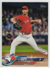 J.A. Happ 2018 Topps Series 1 Baseball Base Common #213 Toronto Blue Jays