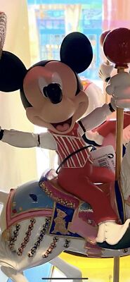 Med Figurine Mickey MK Jingles Carroussel New Disney In Box | eBay