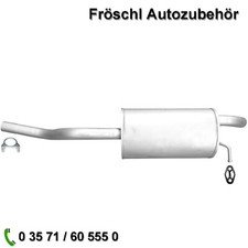 für Renault Twingo II 1,2 16V Endtopf Auspuff Auspuffanlage Anbausatz ##