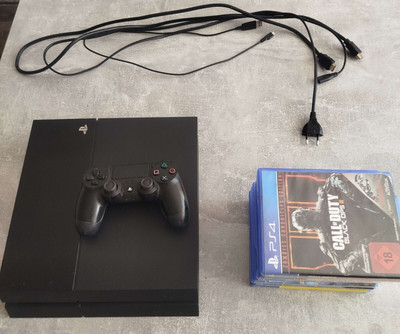 Sony PlayStation 4 Bundle | 9 Spiele + Controller | Funktioniert Einwandfrei!