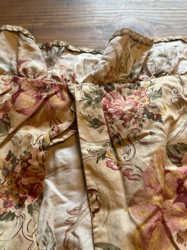 Pair of Vintage 1998 Ralph Lauren Guinevere Aragon Euro Shams-23" x 24" - Picture 16 of 20
