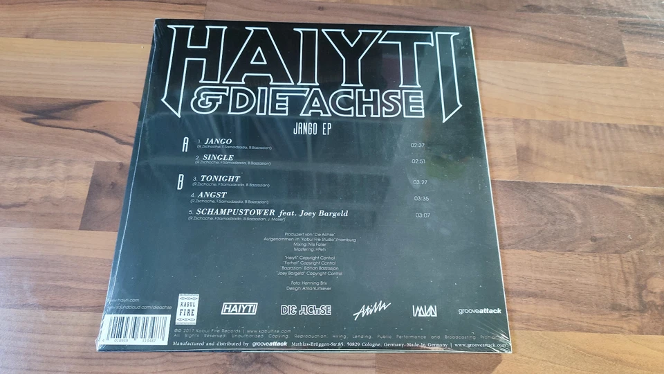 HAIYTI UND DIE ACHSE JANGO EP ROTES VINYL LP JOEY BARGELD KABUL FIRE FARHOT - Bild 2 von 2