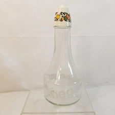 Vintage Spice Of Life Glass Dressing Oil Vinegar Dispenser  Corning GEMCO 