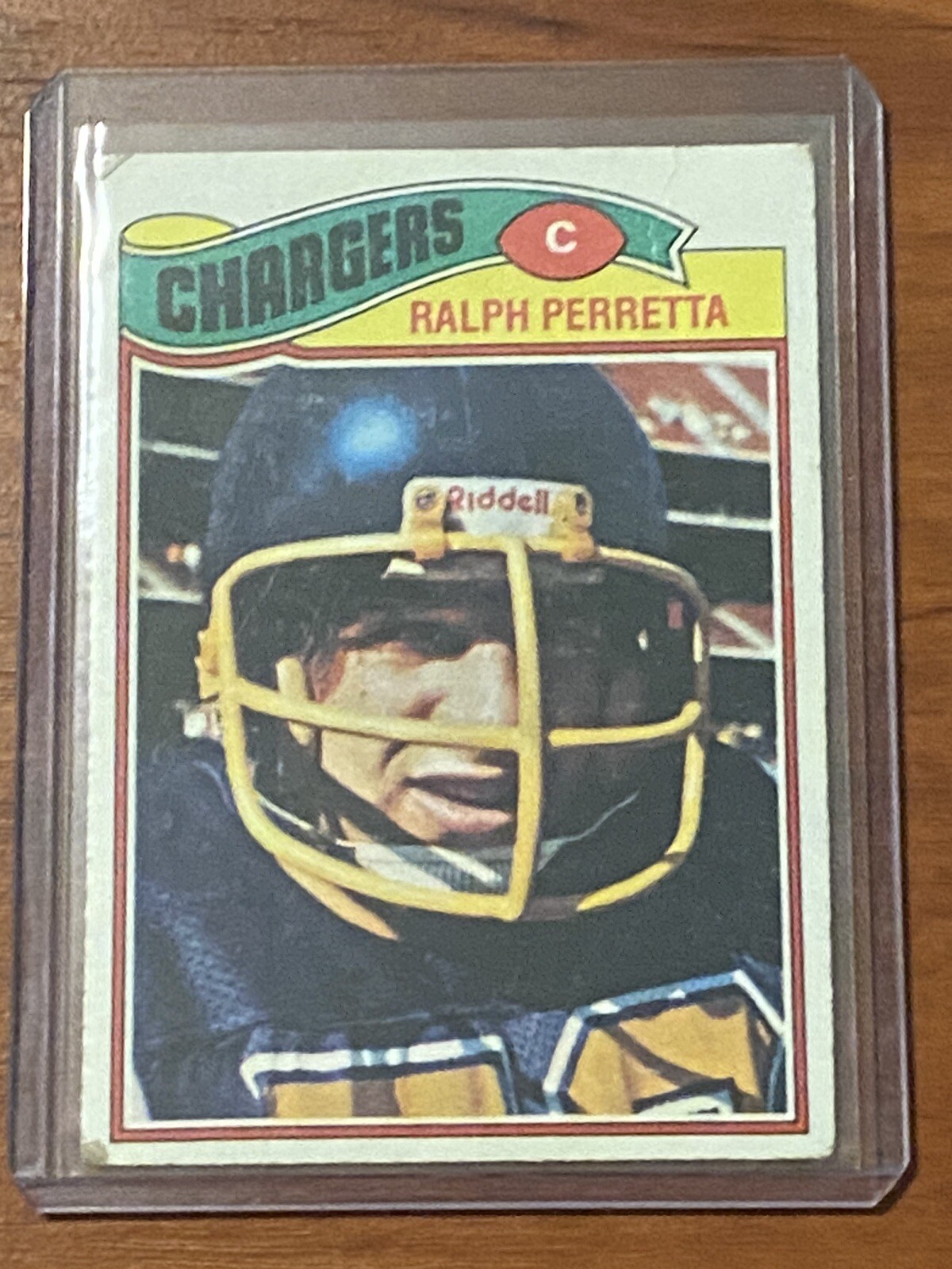 1977 Topps Football - #308 Ralph Perretta (RC) San Diego Chargers
