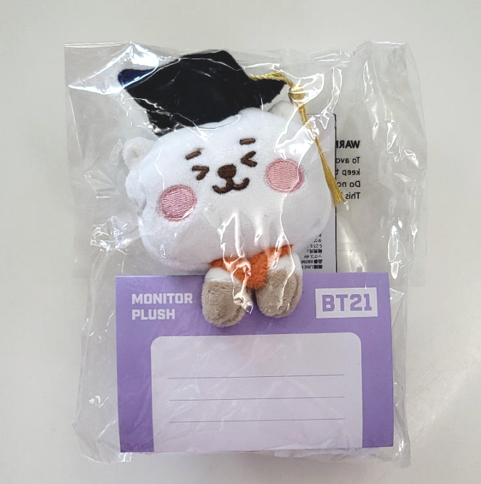 BTS BT21 Monitor Doll [Study with Me] Line Friends Official