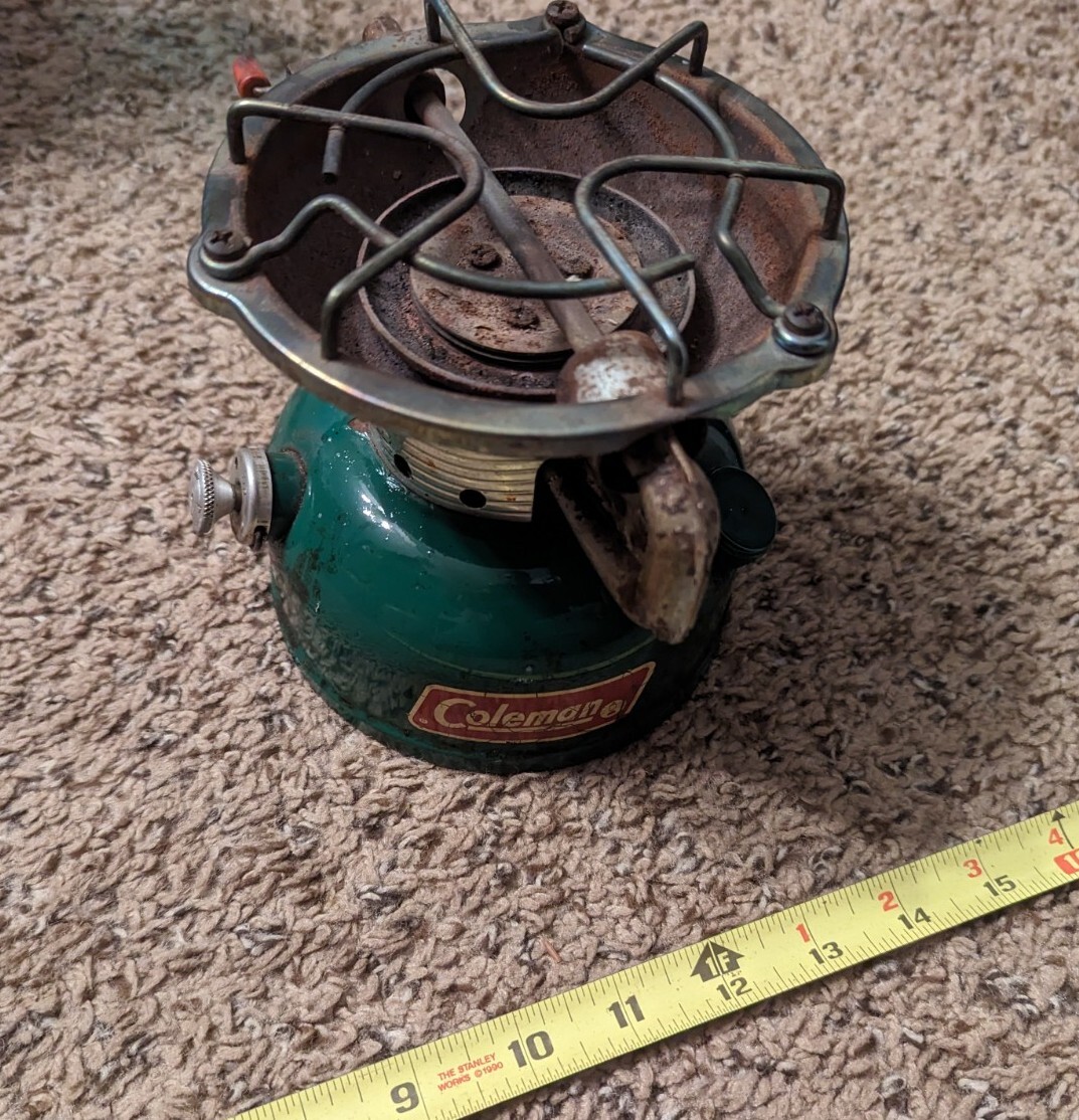 Coleman single burner 502 78年12月製造 コールマン Vintage Coleman Model 502 Single Burner Camping Stove