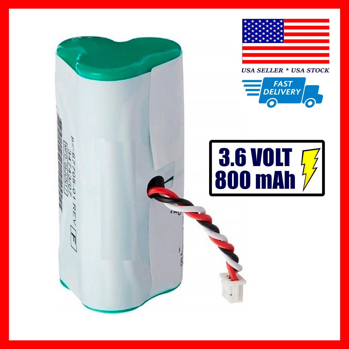 Battery for Motorola Symbol Barcode Scanner LS4278 LS4278-M 82-67705-01